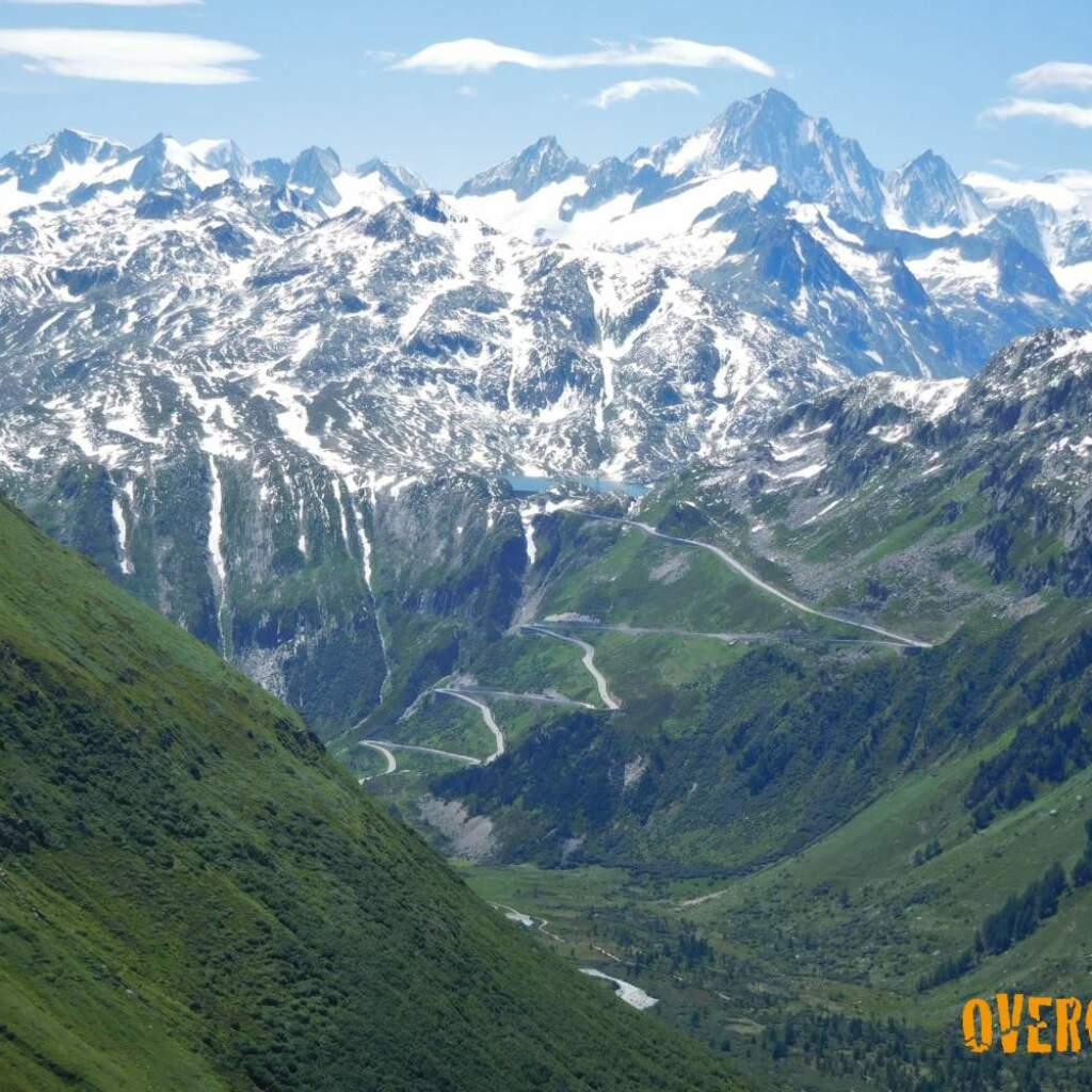 Motorradreisen Europa Col Höhe Panorama